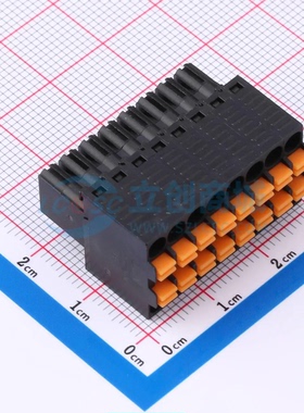 插拔式接线端子JL15EDGKDH-35008B01 插件3.5mm 2x8P 插头