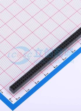 排母 CSFA201-4002A001R1AC 插件,P=2mm 2x40P 方孔 电子元器件配