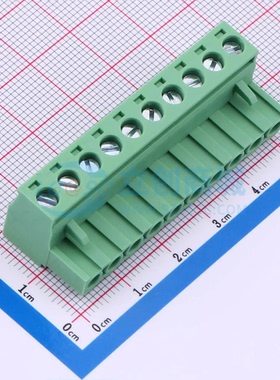 插拔式接线端子XDCBK-10A508G-4-3G61 P=5.08mm 1x10P 公插头