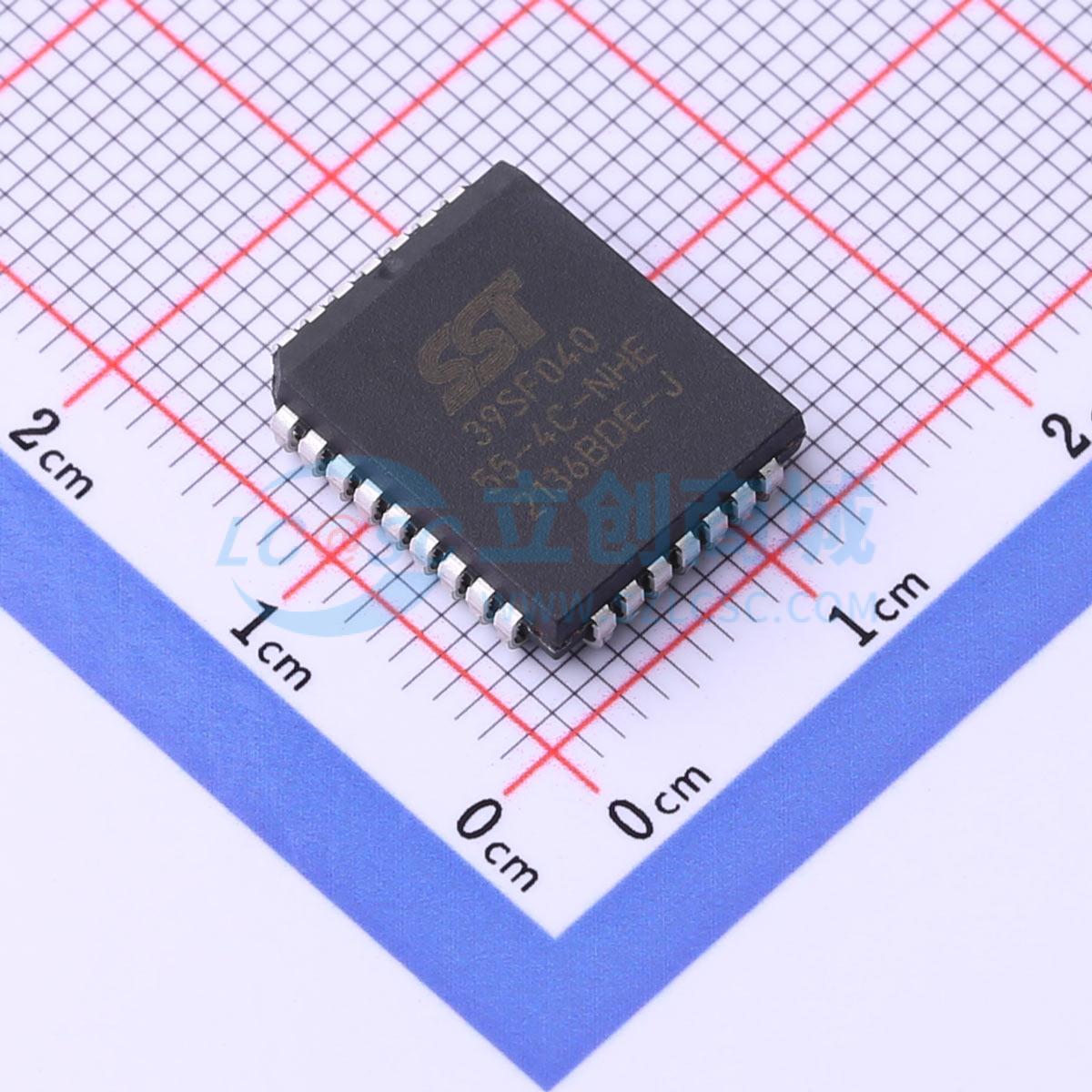 NOR FLASH SST39SF040-55-4C-NHE PLCC-32(11.4x14) 电子元器件
