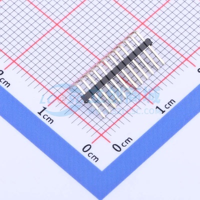 排针 KH-1.27PH90-1X12P-L10.5 弯插,P=1.27mm 1x12P 方针 原装正
