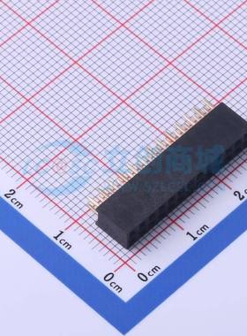 排母 FFH20006-D26S1014K6K 插件,P=2mm 2x13P 方孔 电子元器件配
