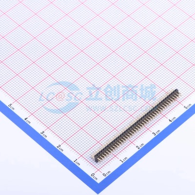 排针 X1321WV-2x40J-C30D23 插件,P=1.27mm 2x40P 方针 原装正品