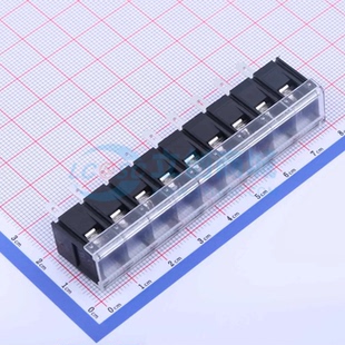 8.25 插件8.25mm 带盖板 直针 栅栏式 1x9P 接线端子KF38H