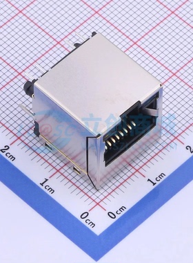 以太网连接器(RJ45 RJ11) HC621601A-M902-A插件 RJ45插座 带LED