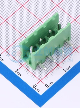 插拔式接线端子HC-JXDZR-5.08-4P 弯插5.08mm 1x4P 板端/插座-开