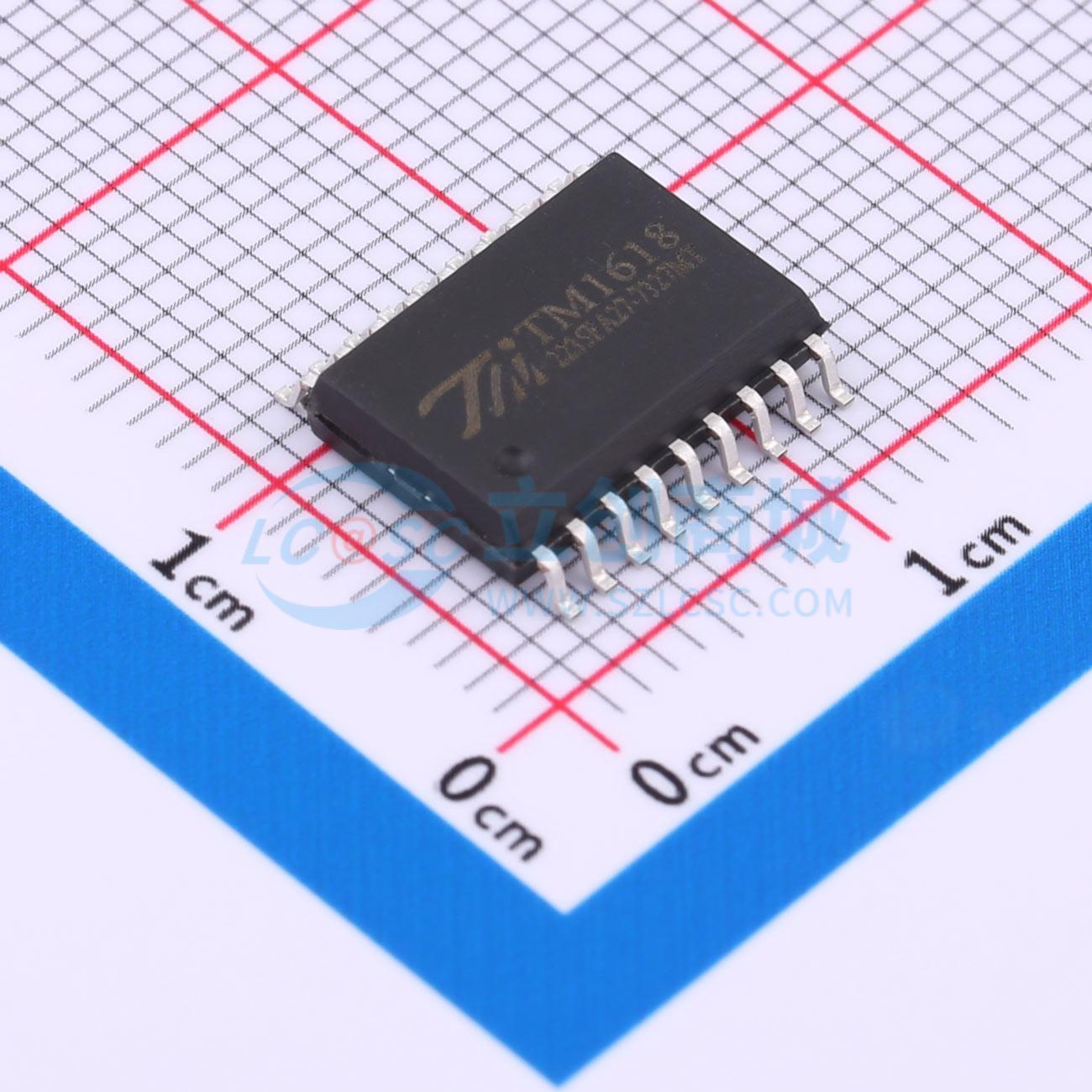 数码管驱动 TM1618(TA1323C) SOP-18 原装正品 电子元器件配单