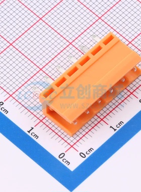 插拔式接线端子MXHT396V-3.96-06P-OE01-Cu-A插件3.96mm 1x6P 板