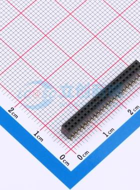 排母 KH-1.27FH-2X23P-H4.3-SMT SMD,P=1.27mm 电子元器件配单