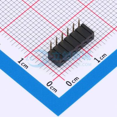 排母 CSFB102-0602A001R1AC 弯插,P=2mm 1x6P 方孔 电子元器件配