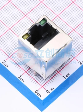 以太网连接器(RJ45 RJ11) HC621601A-M911-A插件 RJ45插座 带LED