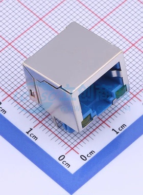 以太网连接器(RJ45 RJ11) HC-RJ45-056A-1-2-L弯插 RJ45插座 带LE