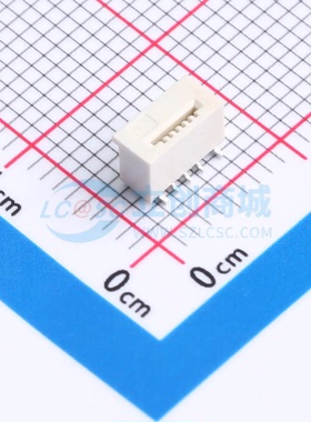 连接器 FG-0.5S-LS-6PB SMD,P=0.5mm(交错脚) 6P 无锁 单侧触点/
