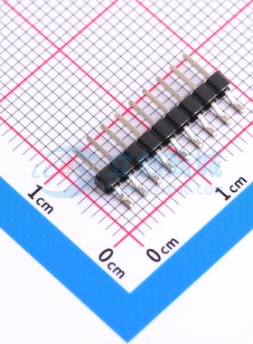 排针 HX PZ2.0-1x9P WT SMD,P=2mm,卧贴 1x9P 方针 原装正品