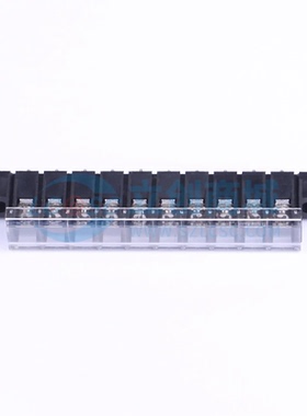 栅栏式接线端子KF28CM-7.62-10P 插件7.62mm 带盖板 1x10P直针