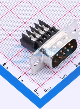 D-Sub/VGA连接器 1-745492-8 - 公 9P 原装正品