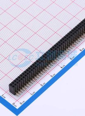 排母 CSFB203-4002A009B1AC 弯插,P=2mm 2x40P 方孔 电子元器件配