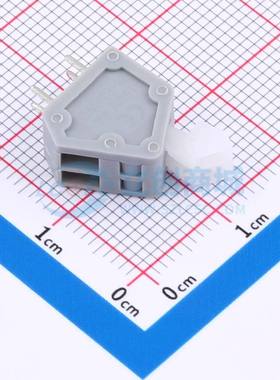 弹簧式接线端子KF240-2.5-2P 插件,P=2.5mm