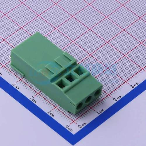 螺钉式接线端子KF128HH-5.0-3P 插件,P=5mm 1x3P 直插 绿色