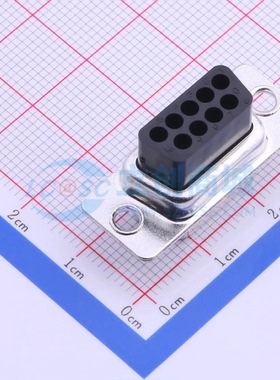 D-Sub/VGA连接器 DEA9PK87F0 - 母 面板安装 9P 原装正品