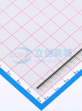 排针 1271WV-40P 插件,P=1.27mm 1x40P 方针 原装正品