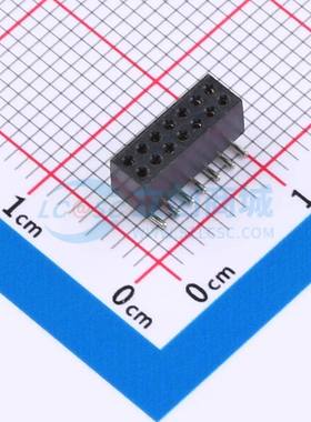 排母 MTBA2-S070600 SMD,P=1.27mm 2x7P 圆孔 电子元器件配单