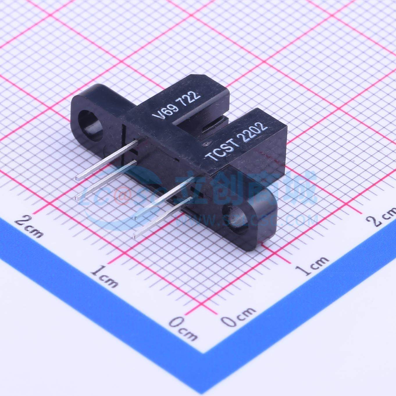 槽型光电开关(光电晶体管输出) TCST2202 DIP-4 电子元器件配单