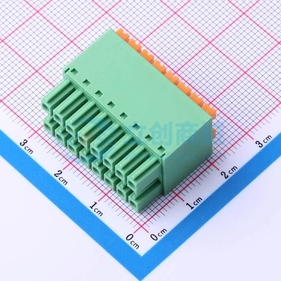 插拔式接线端子JL15EDGKNHC-35008G01 P=3.5mm 插头