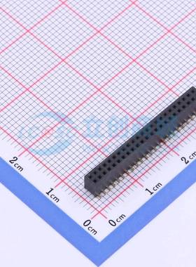 排母 X1321FVS-2x23-C43D48 SMD,P=1.27mm 2x23P 方孔 电子元器件