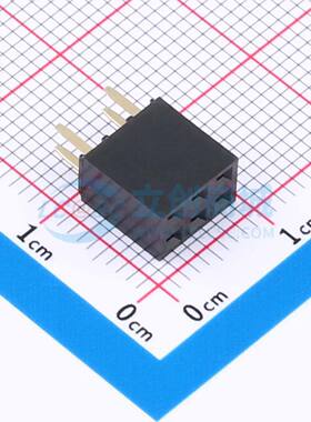 排母 F185-1203A0ASUA3 插件,P=5.08mm 2x3P 电子元器件配单