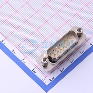 焊线式 VGA连接器 正品 原装 15P 公 插件 X0115WC2W4 Sub