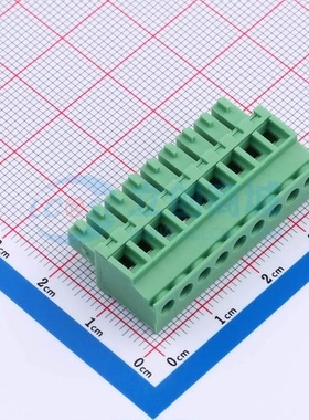 插拔式接线端子ZX-DGKA-3.81-9P P=3.81mm 1x9P 公插头