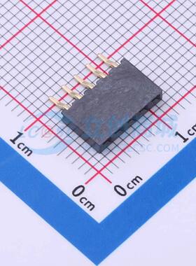 排母 CSFD103-0502A002C1AD SMD,P=2mm,卧贴 1x5P 方孔 电子元器