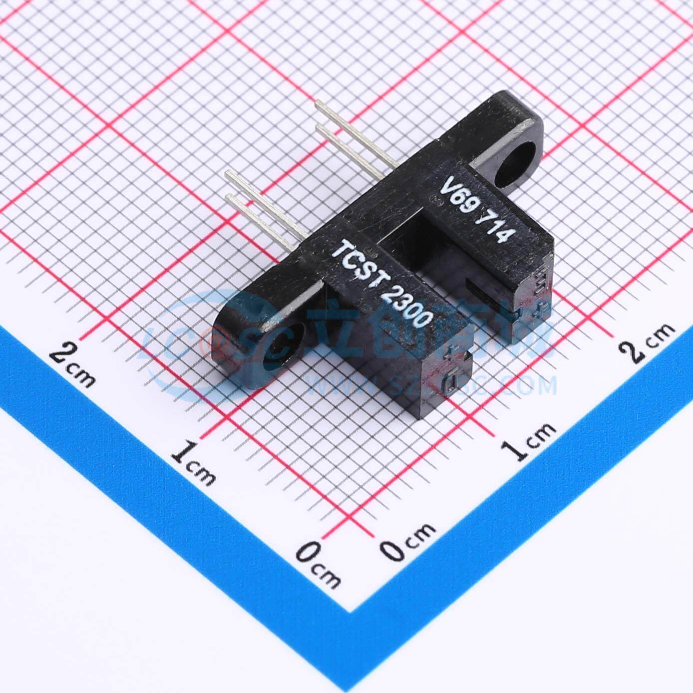 槽型光电开关(光电晶体管输出) TCST2300 DIP-4 电子元器件配单