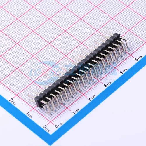 排针 PZ254-2-20-W-8.5 弯插,P=2.54mm 2x20P 方针 原装正品