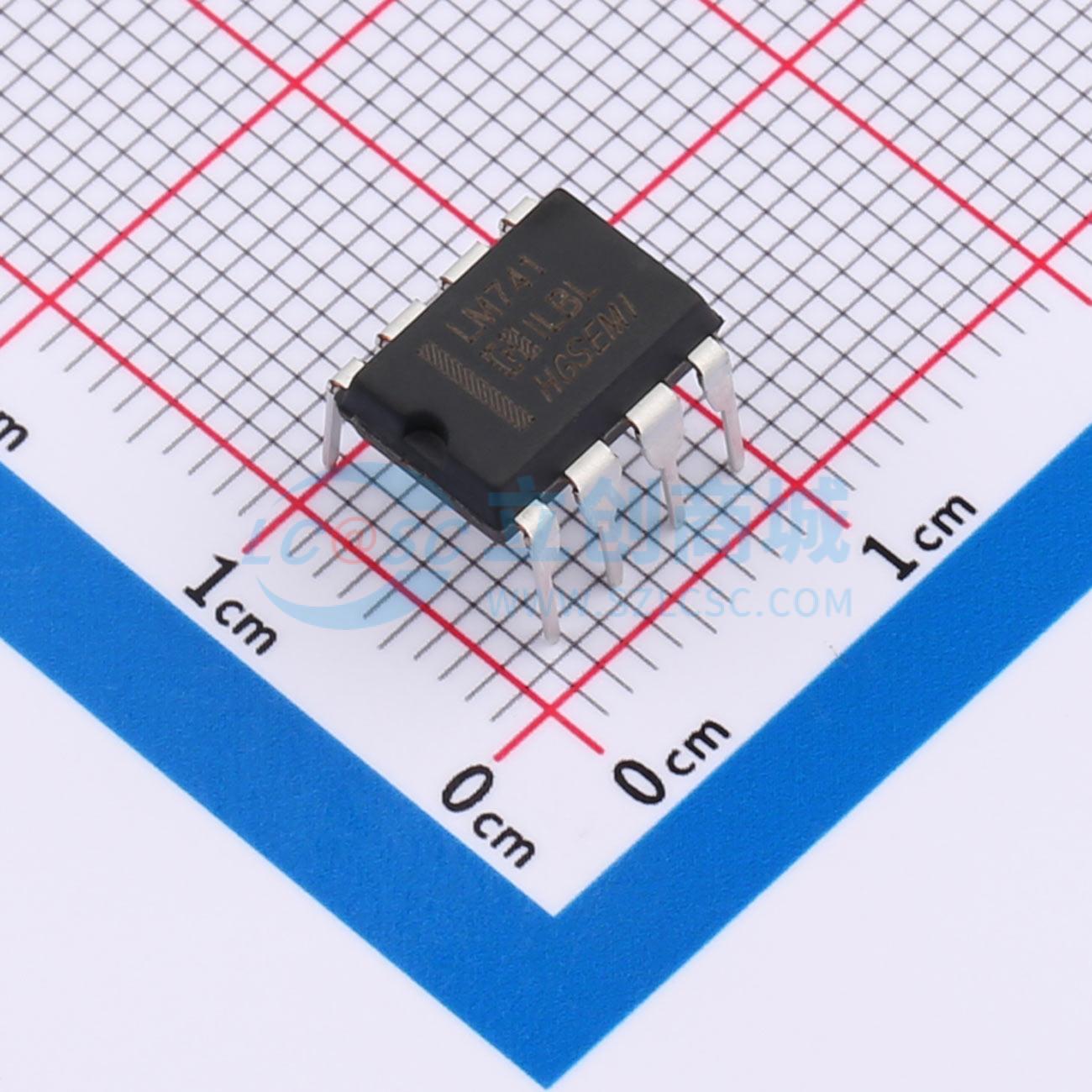 运算放大器 LM741N DIP-8 原装正品 电子元器件配单