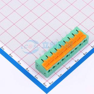 09P GN01 P=5.08mm 接线端子MX142V 1x9P 插件 5.08 弹簧式