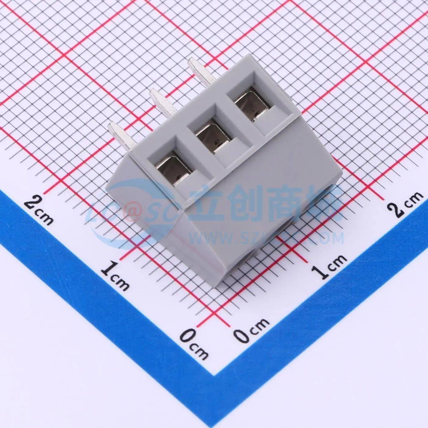 螺钉式接线端子BC-508X14- 3 GY 插件,P=5.08mm