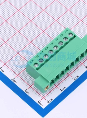 插拔式接线端子MX15EDGRKP-3.81-08P-GN01-Cu-Y-A P=3.81mm 1x8P