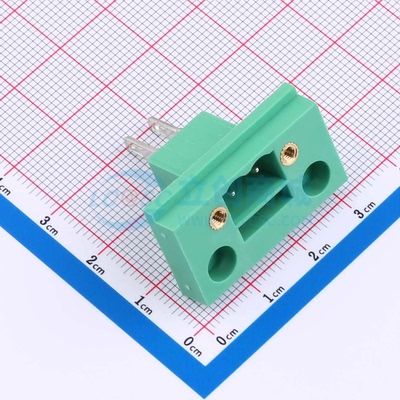 插拔式接线端子MX2CDGM-5.08-02P-GN01-Cu-A P=5.08mm 1x2P 穿墙