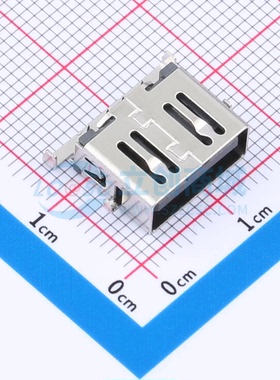 USB连接器 UB21F-B011-HLRG21P-P 插件 USB 2.0 沉板 原装正品 元