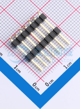 排针 X6512WVS-07H-C60D48-E100R1 SMD,P=2.54mm(交错脚) 1x7P 方