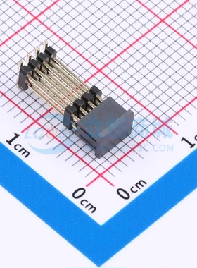排针 PZ127-2-04-S-C8.0-G0-DP-R SMD,P=1.27mm 原装正品