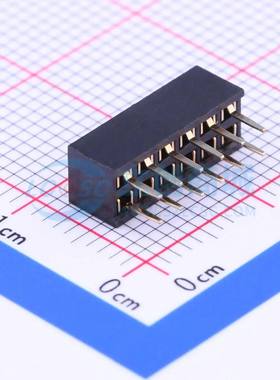 排母 A2005HWV-2x6P 插件,P=2mm 2x6P 方孔 电子元器件配单