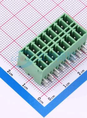 插拔式接线端子DB2ERHB-3.81-2*8P-GN 弯插3.81mm 2x8P 板端/插座