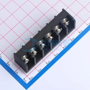 直针 9.5 1x6P 9.5mm BK01 06P 接线端子MXHB9500 栅栏式