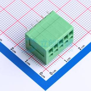 插件 35005G01 P=3.5mm 1x5P 绿色 弹簧式 直插 接线端子JL271V