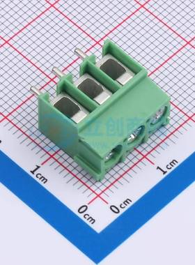 螺钉式接线端子1935789 插件,P=5mm 1x3P 直插 绿色