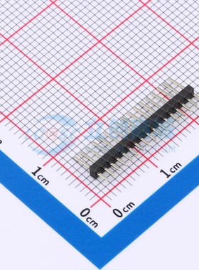 排针 A127N01-0B17P51-H10A39 插件,P=1.27mm 1x17P 方针 单排 原