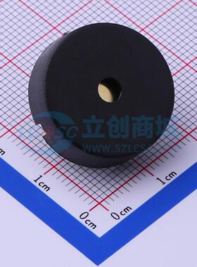 蜂鸣器 FSR-2207TP-5V 插件,D=22mm 无源(外部驱动) 4kHz 原装